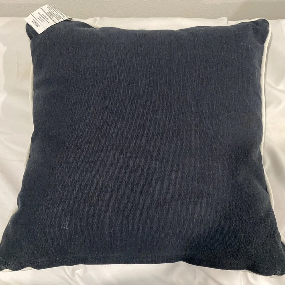 NWOT Ghosts & Goblins Cotton Decorative Throw Pillow by Full Moon Home 20 x 20